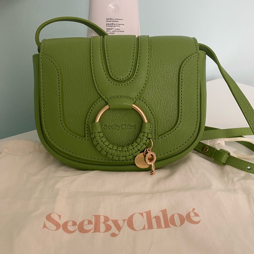See By Chloe Green Leather Crossbody Bag brand New